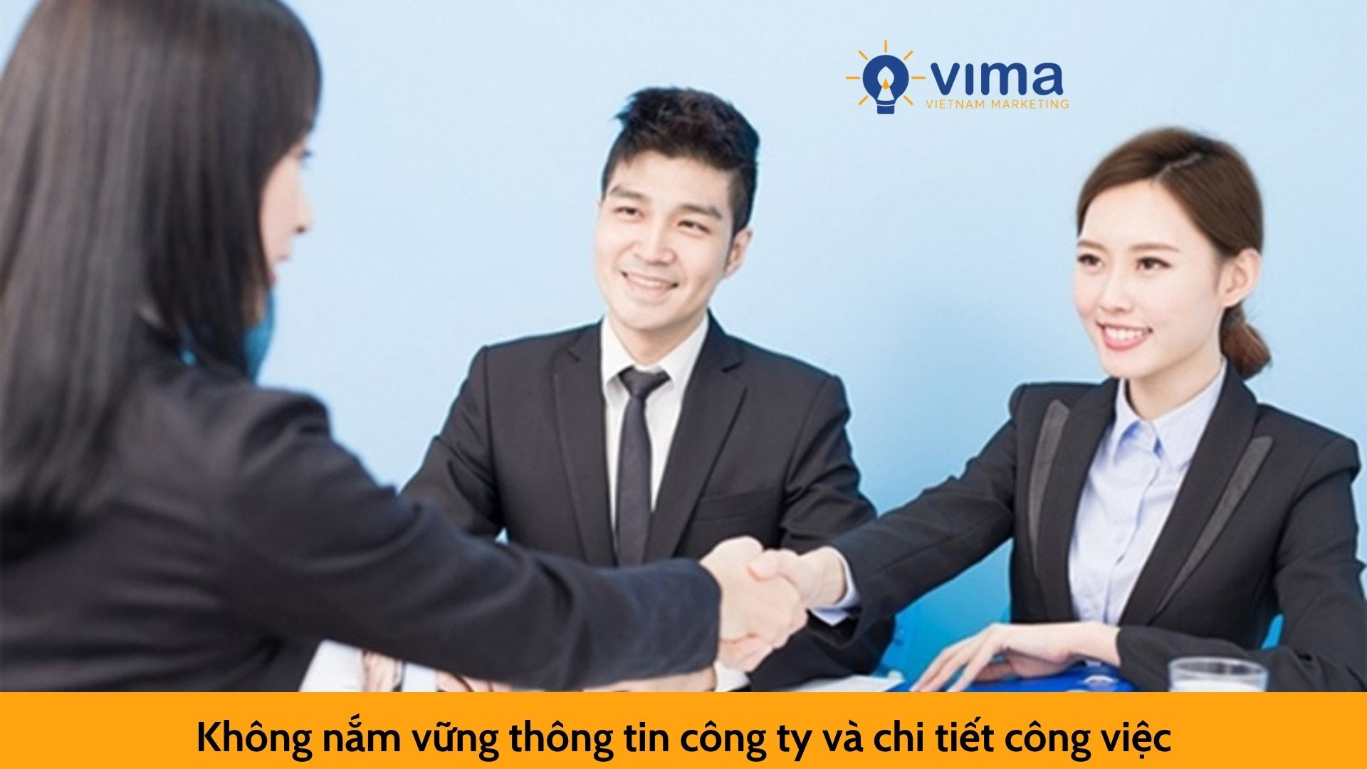 Không nắm vững thông tin công ty và chi tiết công việc